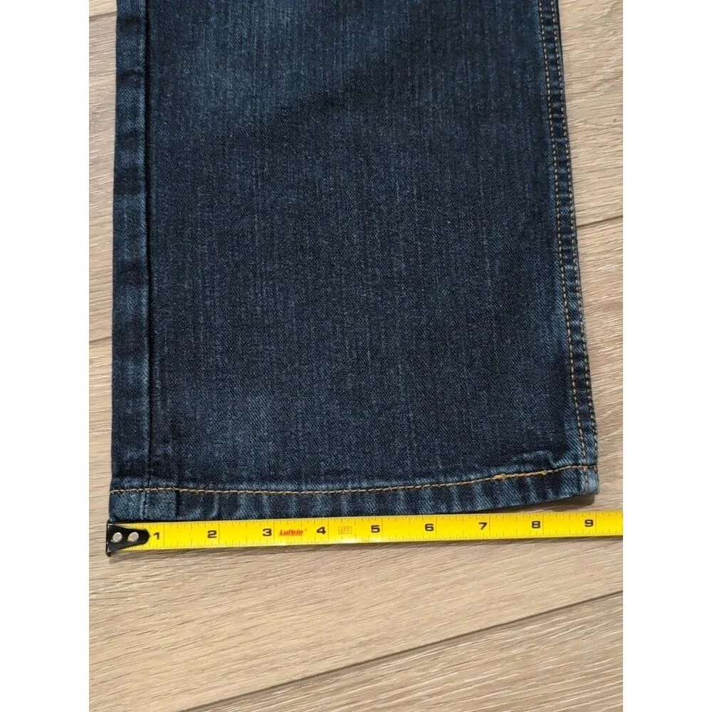 LEVI'S 514 DENIM JEANS MENS 38X30 DARK WASH BLUE STRAIGHT 9